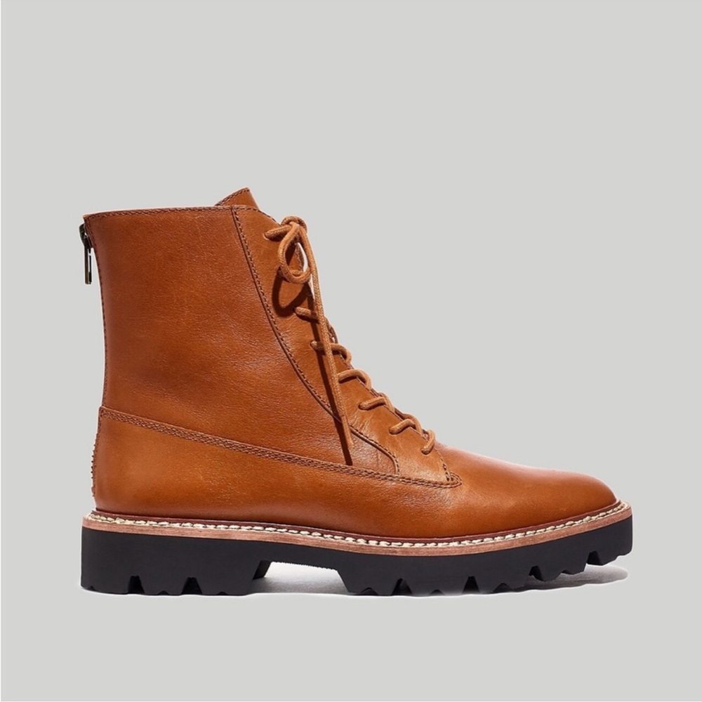 Madewell Citywalk Lugsole Lace-Up Boot